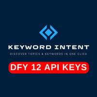 12 DFY API Keys For Keyword Intent KGR Tool